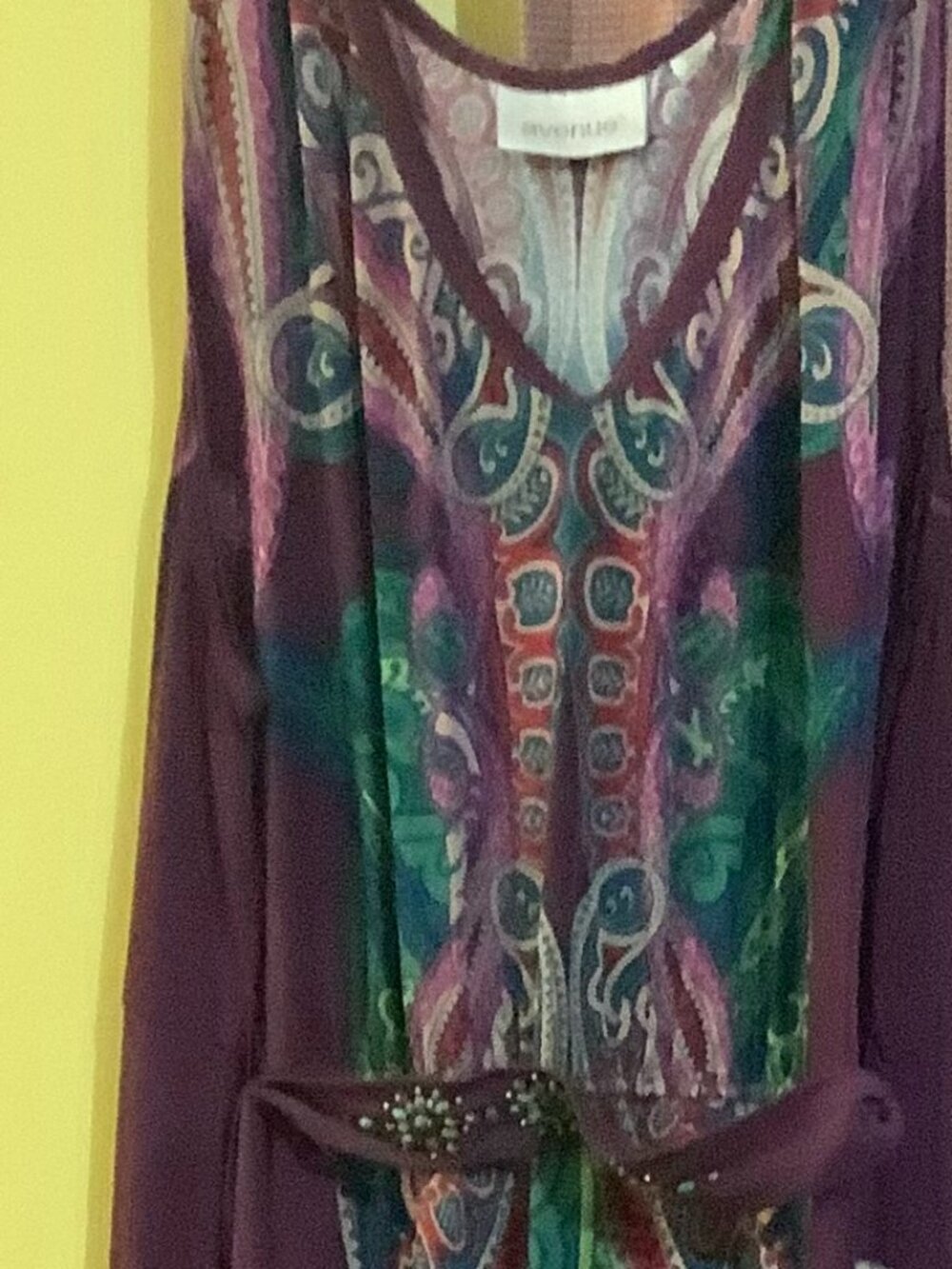 Beautiful Bohemian Multi Colored Beaded Maxi Dress